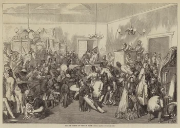 Verkauf von Kunstgegenständen in Paris